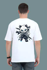 Warrior Panda Oversized Unisex T-Shirt – Bold Style for Everyone