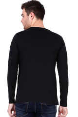 Focus Full Sleeve Men's T-Shirt – Premium Winter Wear, Motivational Style.