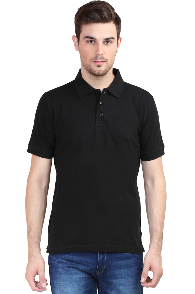 Men’s Premium Black Polo T-Shirt – Classic, Comfortable & Stylish