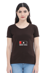 Round neck women’s T-shirt