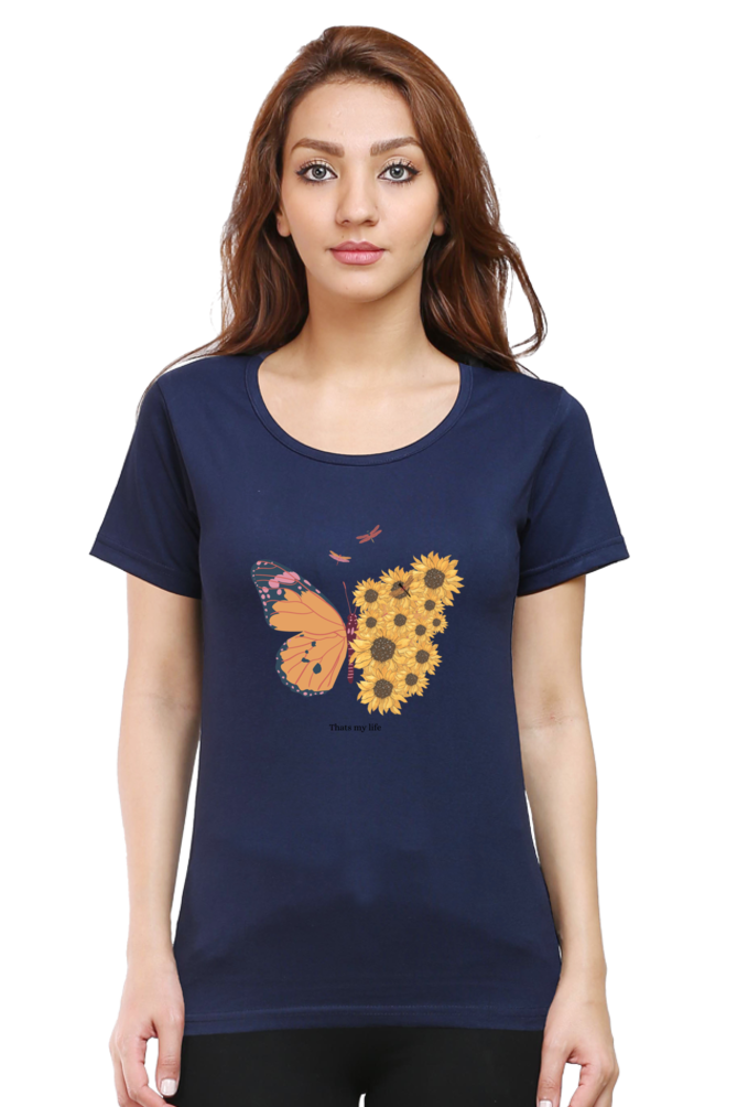 Round neck women’s T-shirt