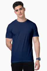 Men’s Navy Blue Supima T-Shirt – Premium Cotton, Exceptional Comfort