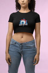 Women’s 'Don’t Look' Black Edition Crop Top – Bold & Stylish Statement Piece