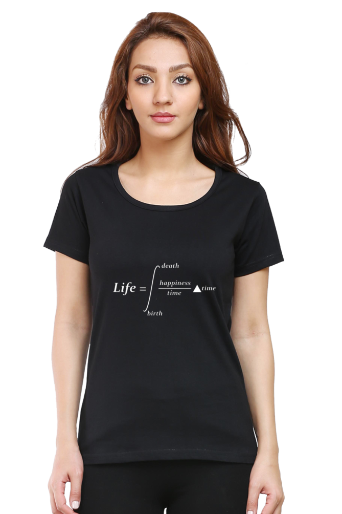 Equation of Life T-shirt for women