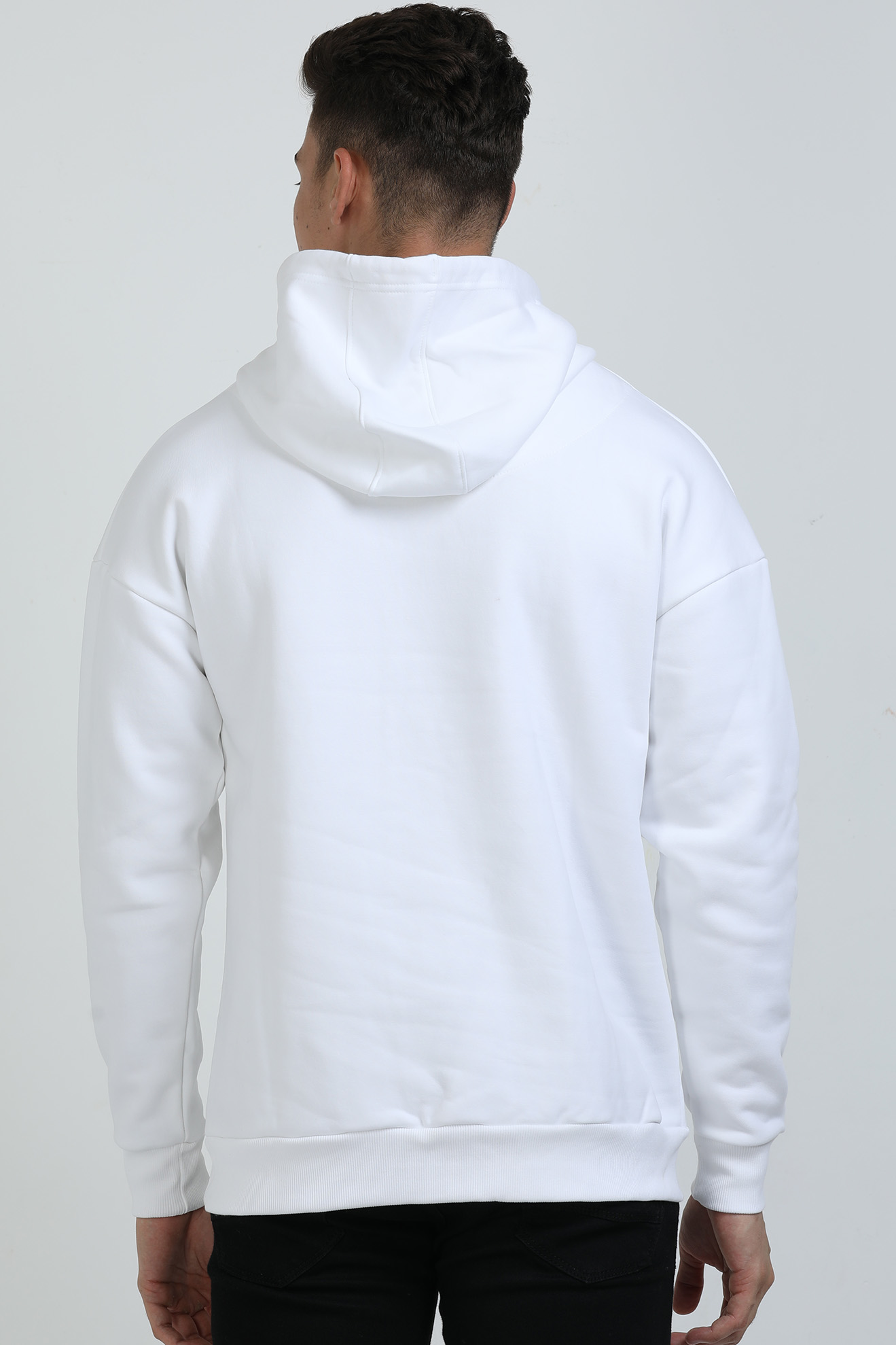 Men's Oversized Hooded Sweatshirt in Premium Cotton for Comfort and Style