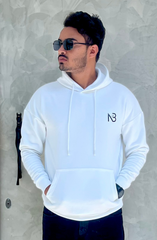 Men's Oversized Hooded Sweatshirt in Premium Cotton for Comfort and Style