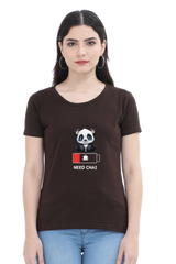 Round neck T-shirt for women