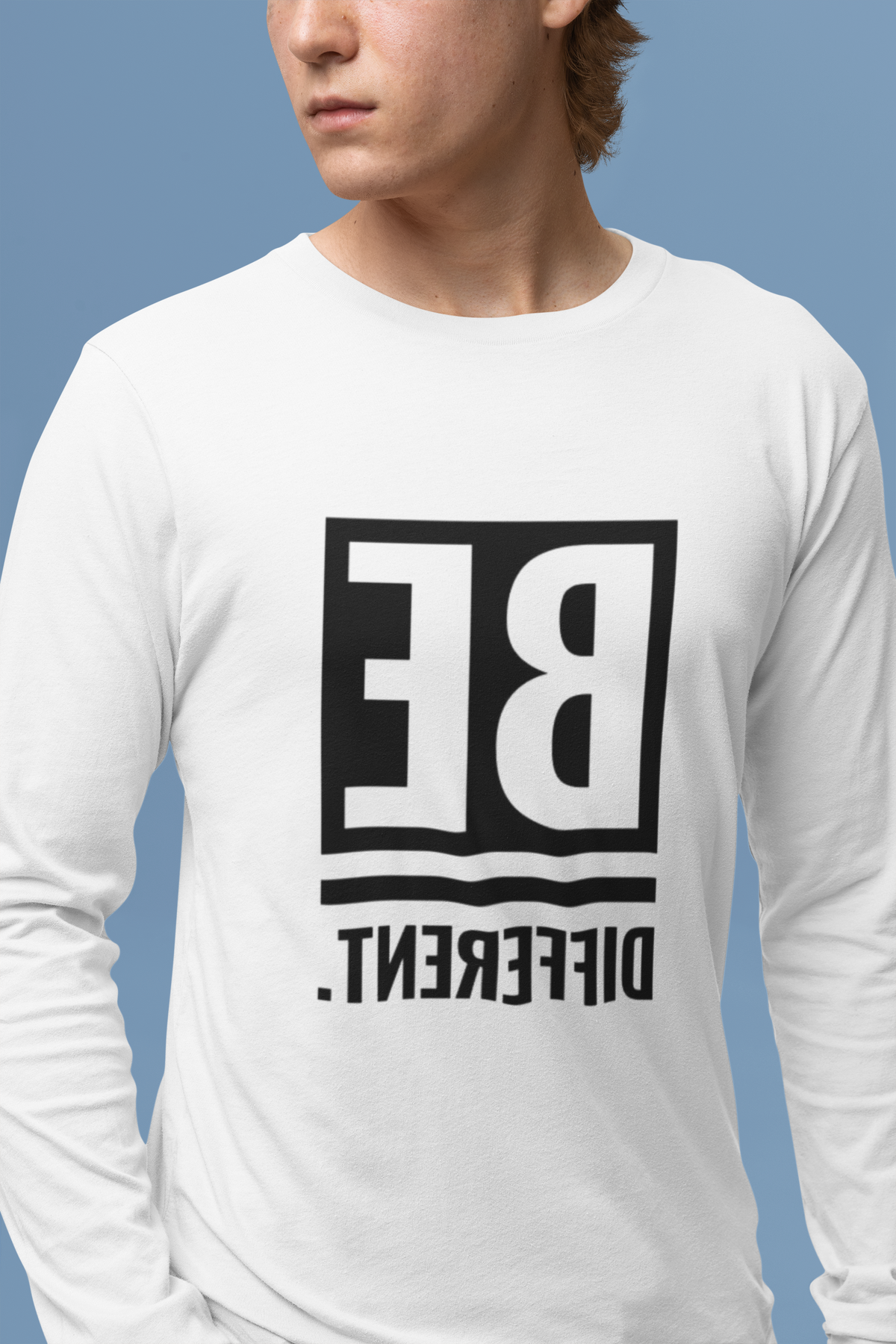 Be Different Full Sleeve Men's T-Shirt – Reflect Your Unique Style.