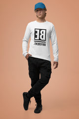 Be Different Full Sleeve Men's T-Shirt – Reflect Your Unique Style.