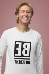 Be Different Full Sleeve Men's T-Shirt – Reflect Your Unique Style.