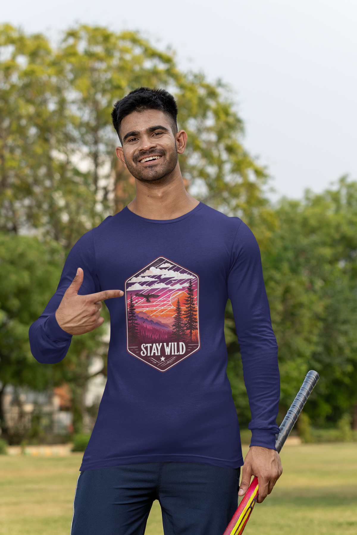 Men's Full Sleeve T-shirt – Premium Cotton, Stylish & Comfortable | NotchBuy India