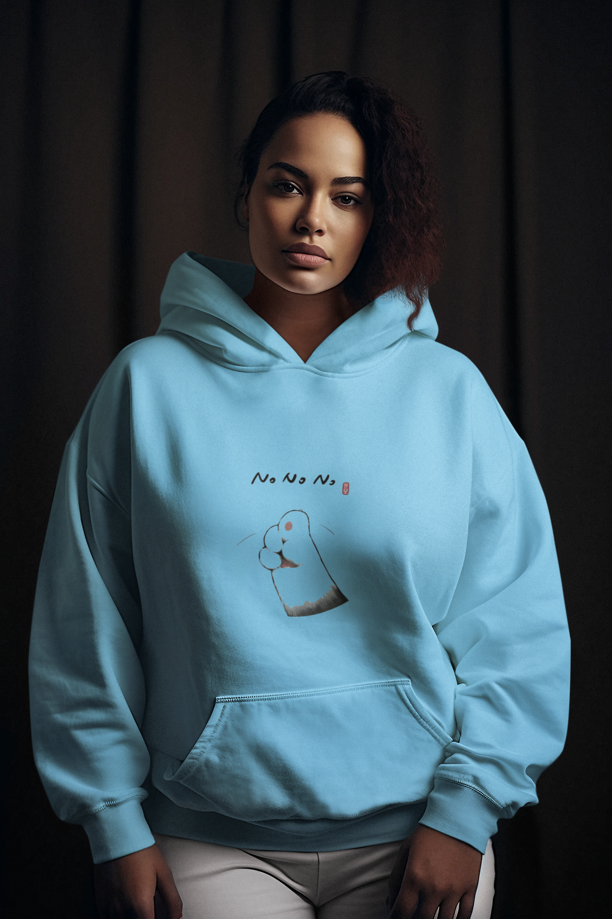 "Women’s Premium Hooded Sweatshirt –  Purr-fect for Everyday Comfort!".