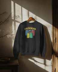 Unofficial Drinker Men's Oversized Sweatshirt – Celebrate Your Inner Party Animal