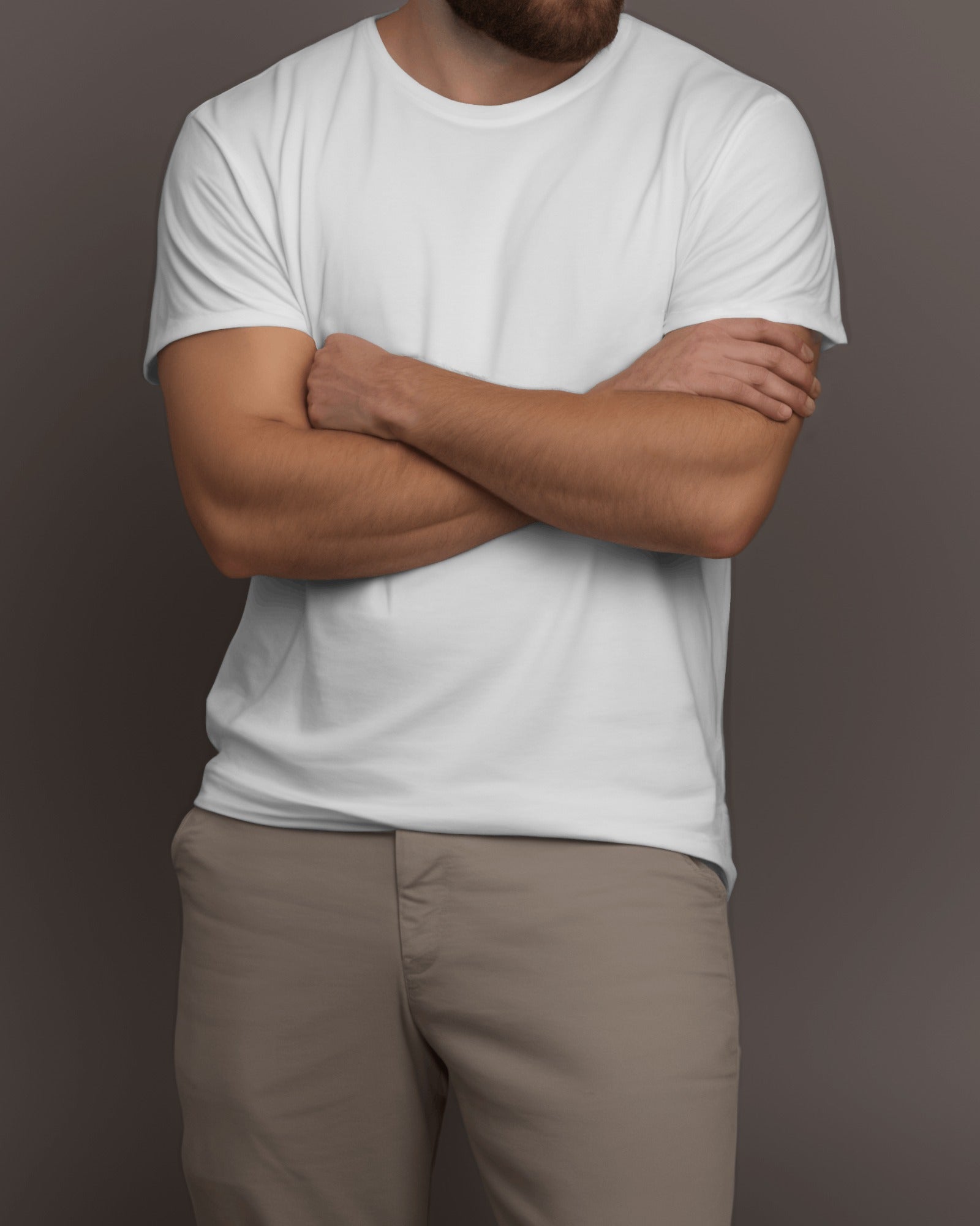 Men's White Premium Plain T-Shirt – Soft Cotton, Stylish & Versatile | Shop in India