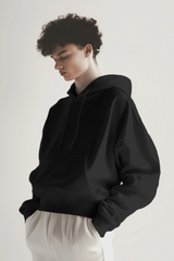 Men’s Oversized Black Hoodie