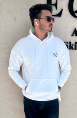 Men's Oversized Hooded Sweatshirt in Premium Cotton for Comfort and Style