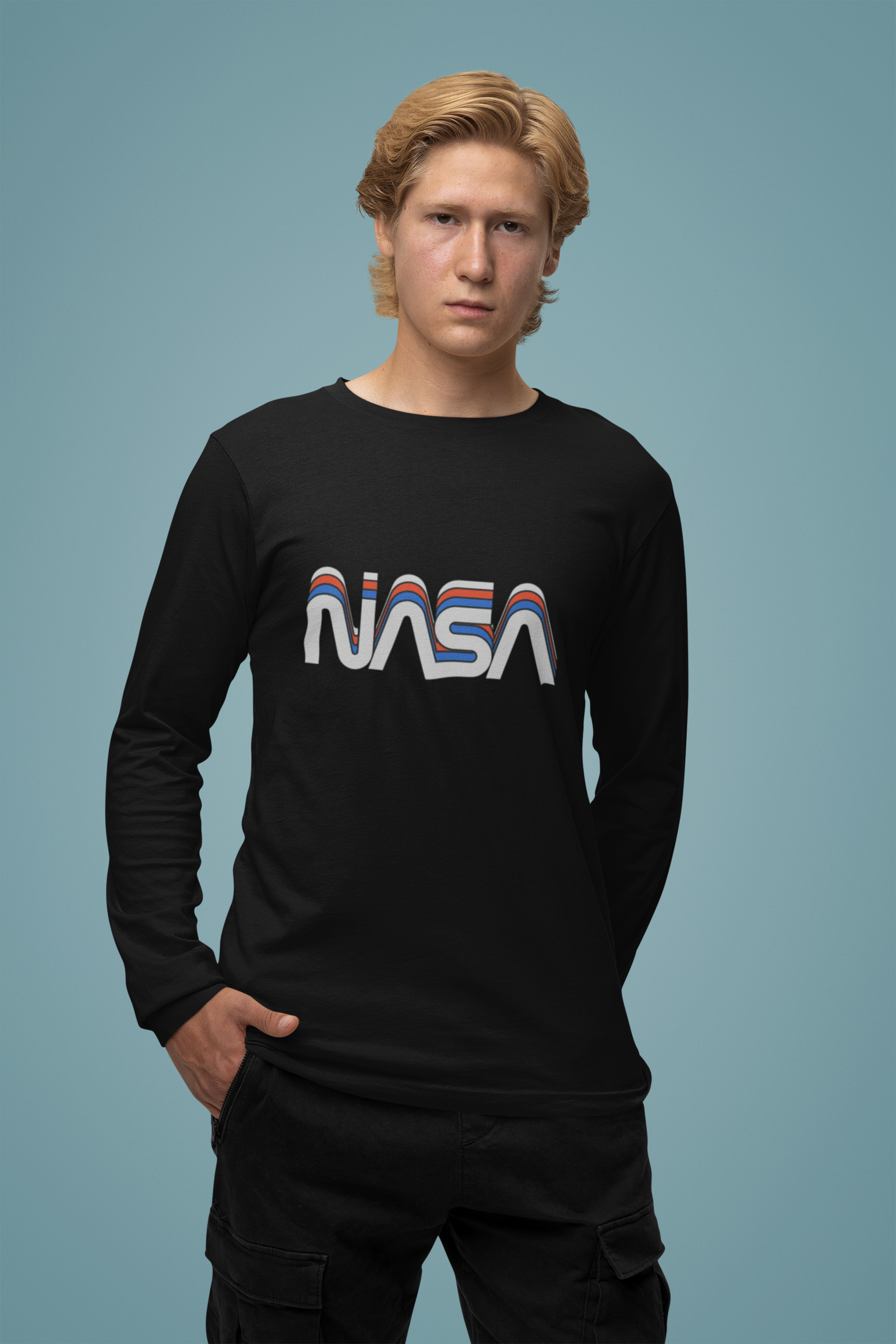 NASA Full Sleeve Men's T-Shirt – Reach for the Stars in Style