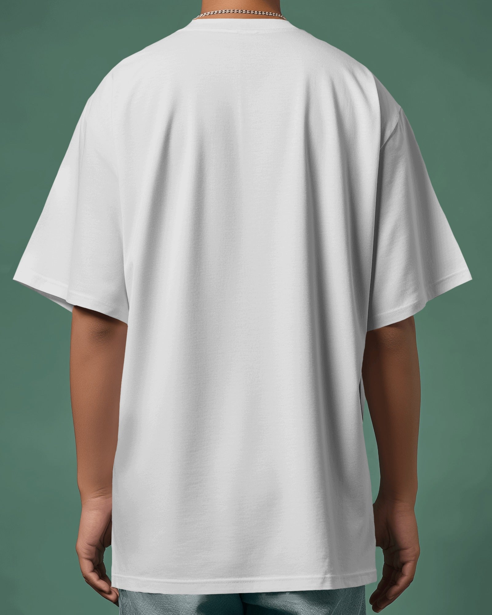 Men’s Oversized White T-Shirt – Premium Cotton for Ultimate Comfort