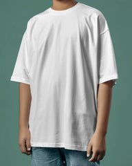 Men’s Oversized White T-Shirt – Premium Cotton for Ultimate Comfort