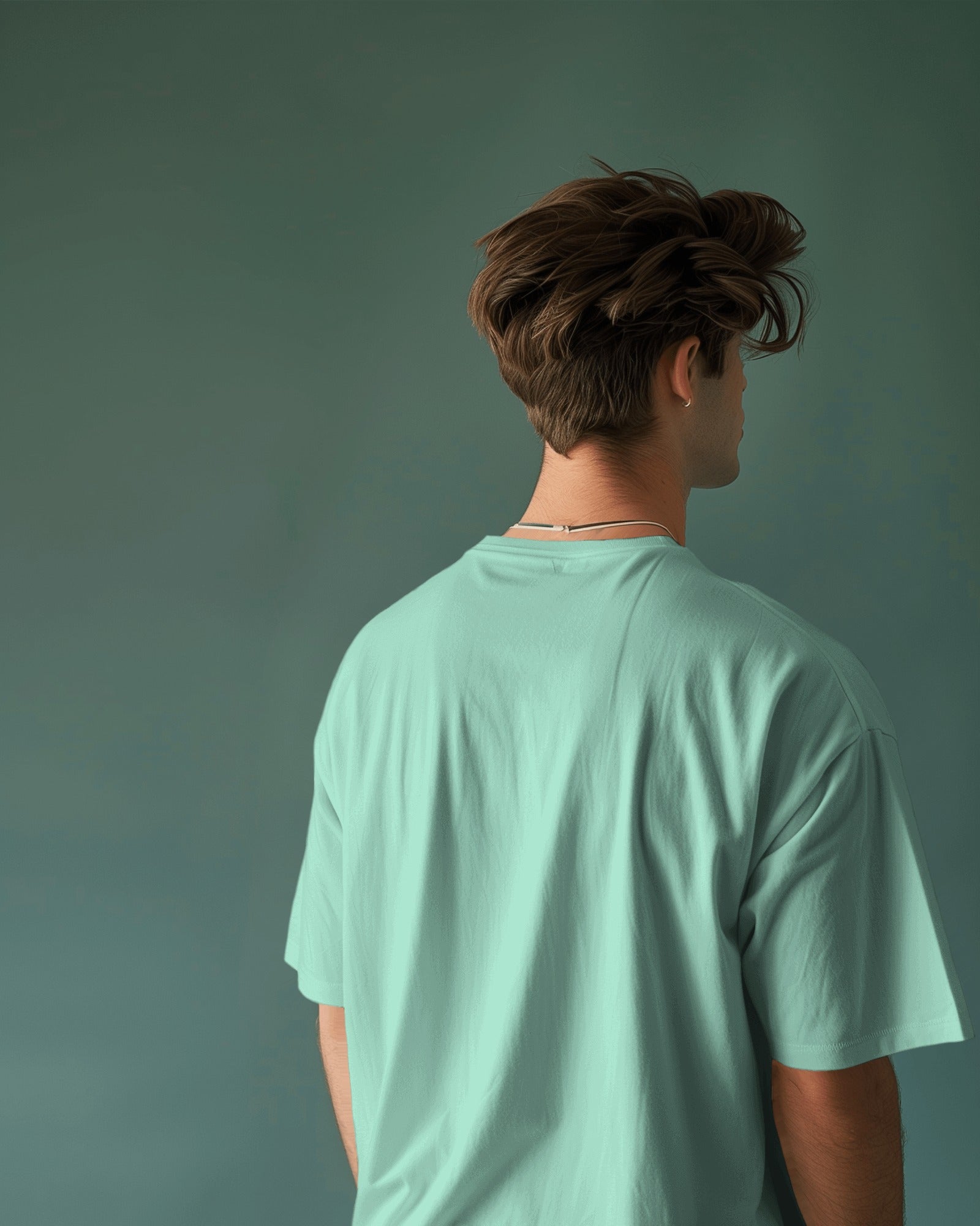 Men’s Oversized T-Shirt – Mint | Premium Cotton Comfort